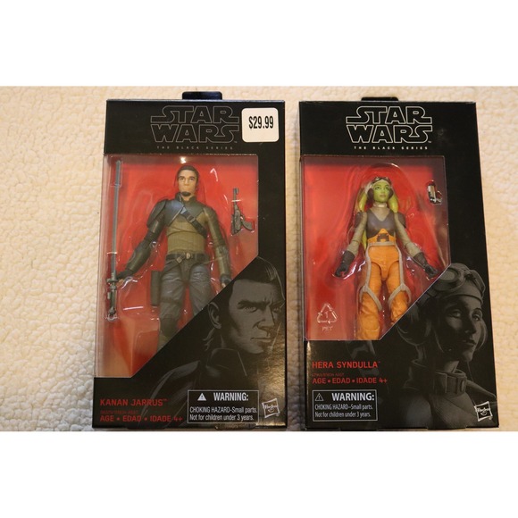 Hasbro Other - Star Wars The Black Series Kanan Jarrus 19 & Hera Syndulla 6 Inch Figures NIB